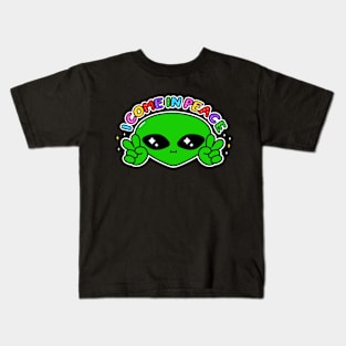 I Come In Peace Kids T-Shirt